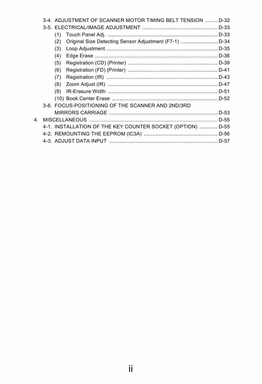 Konica-Minolta MINOLTA Di200 Di251 Di351 FIELD-SERVICE Service Manual-2